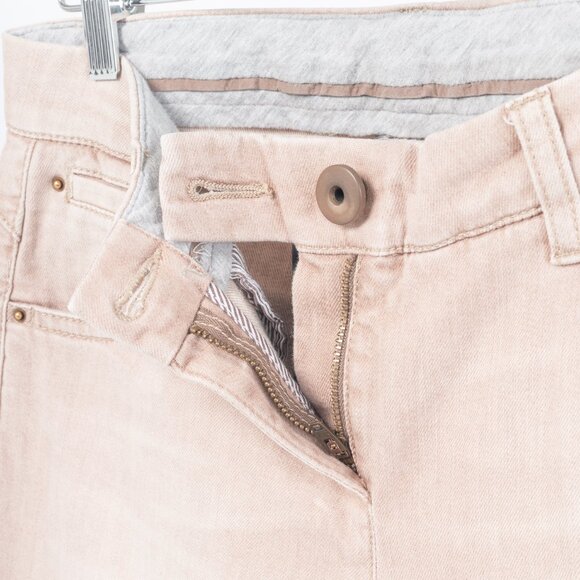 Brunello Cucinelli Light-Brown Washed Stretch-Denim Skinny Jeans - Picture 9 of 13